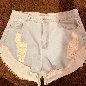 SHEIN jean shorts